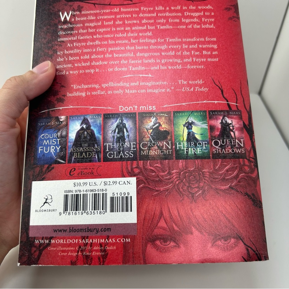 A Court of Thorns and Roses Paperback by Sarah J. Maas ACOTAR - Picture 11 of 12
